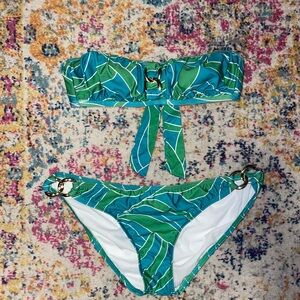 Gianni Bini Green and Blue Bikini